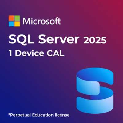 SQL Server 2025 - 1 Device CAL EDU