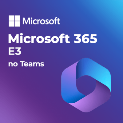  Microsoft 365 E3 (no Teams)